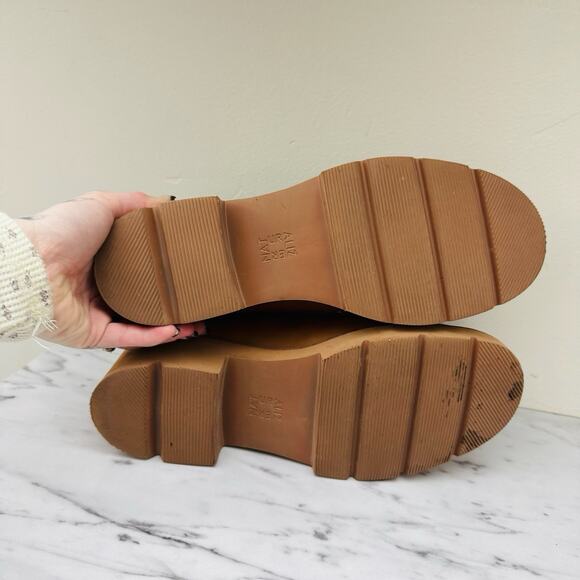 Naturalizer Cabaret Tan Leather Slip On Loafers Women’s Size 8 - Picture 7 of 9